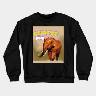 Elephant Believe Nuh Crewneck Sweatshirt